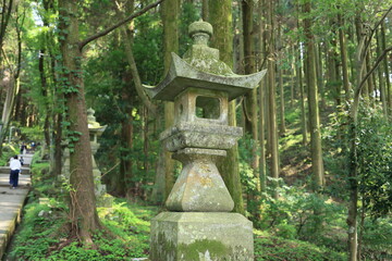 Stone lantern.