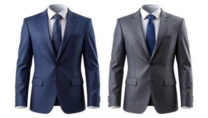 Business and Elegant Suit Bundle Pack, isolated on transparent background