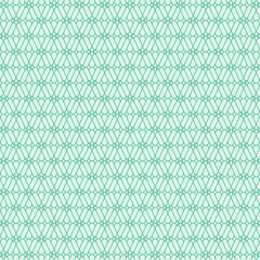 Seamless geometric pattern with intertwined lines in a light teal hue, creating a delicate and intricate visual texture