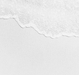 Sand beach, black and white toned image 