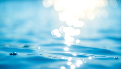 Sunlit water surface