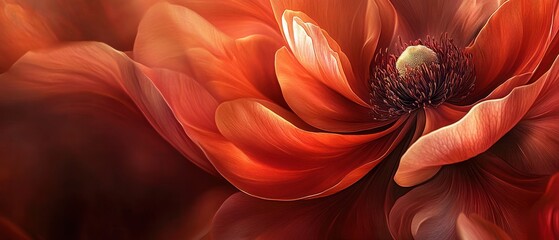 Intricate orange flower bloom macro photography close up botanical image