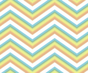 Seamless Rainbow Chevron Pattern Background