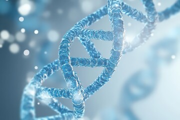 DNAの3Dイラスト構造イメージ