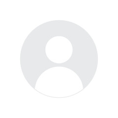 User profile vector flat illustration. Avatar, person icon, gender neutral silhouette, profile picture. Suitable for social media profiles, icons, illustration