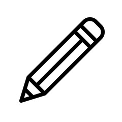 Pencil Line Icon of Stationery & Supplies Icon Set