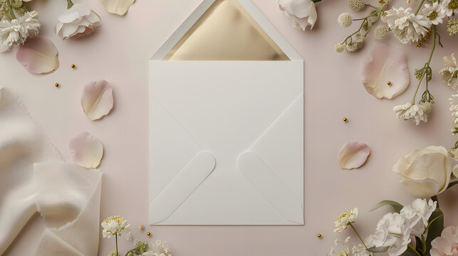 VIP event invitation mockup elegant