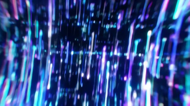 Abstract vibrant lightscape