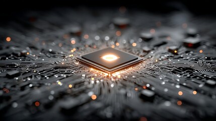 Central Processing Unit, CPU, Microchip, Computer Chip, Circuit Board