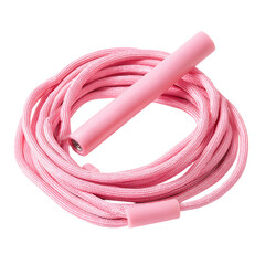 pink Jump rope on transpart background
