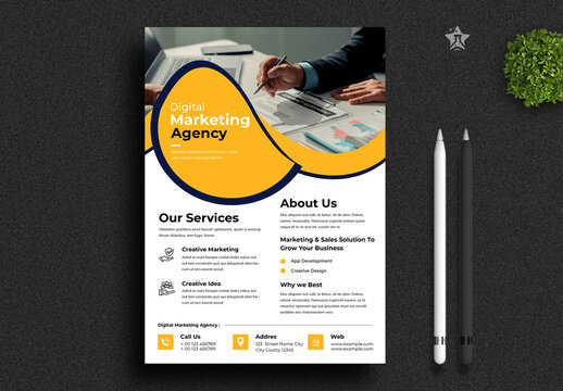 Digital Marketing Flyer Agency