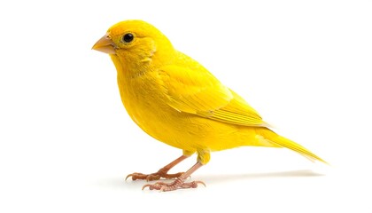 Bright yellow bird profile (1)