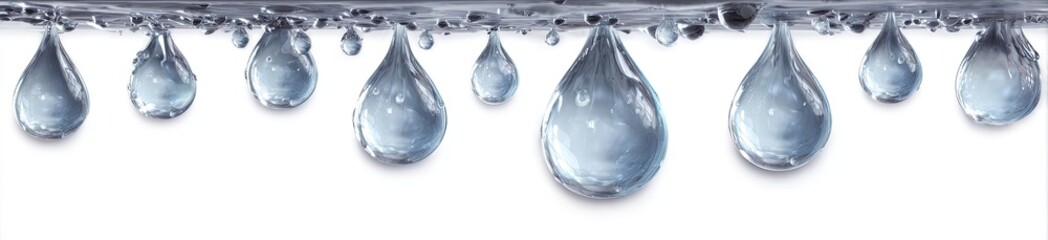 Water droplets dripping from a pipe