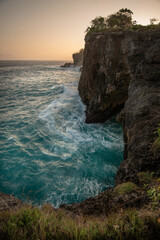 Scenic View of Broken Beach Natural Arch, Nusa Penida Bali