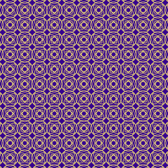 A vibrant and intricate geometric pattern in a rich royal blue and golden yellow color palette, perfect for backgrounds and design elements