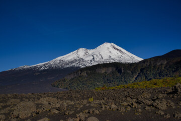 Volcanes en el sur de Chile