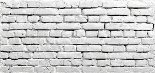 Obraz premium Whitewashed brick wall texture (1)