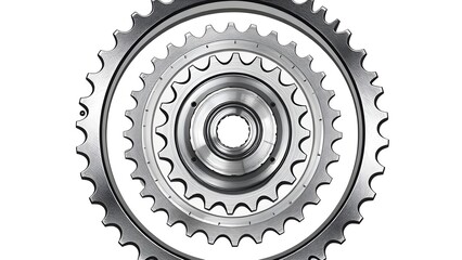 gears on white background