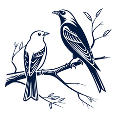 vector illustration of a bird