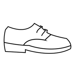 shoe silhouette icon design template