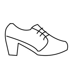 shoe silhouette icon design template