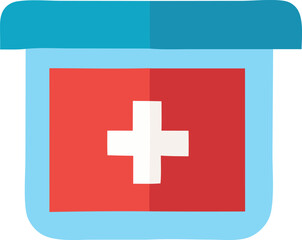Medical calendar icon symbolizing health appointments and healthcare schedule management visual representation