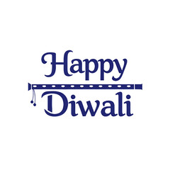 Happy Diwali lettering text Happy deepawali shubh diwali 