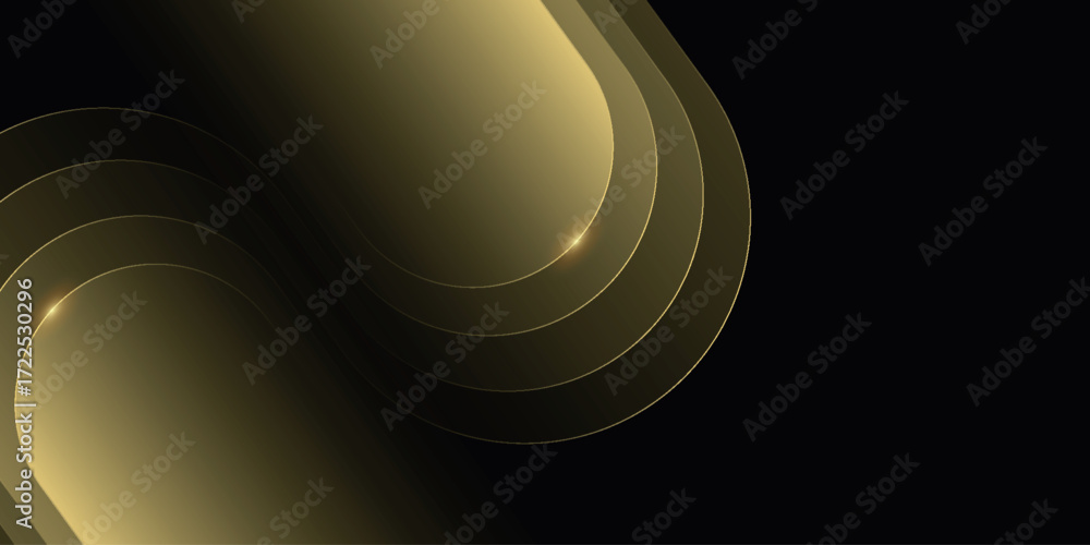 Aufkleber abstract background with luxurious gold gradient diagonal geometric shapes. sparkling gold concept b