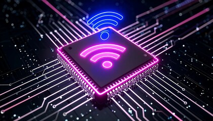 Circuit board with Wi-Fi chip