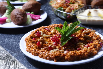 Muhammara &ndash; Spicy Red Pepper and Walnut Dip, Middle Eastern Cuisine