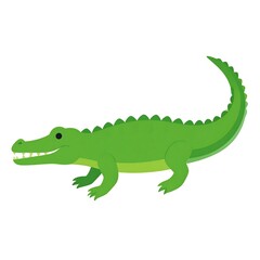 Obraz premium Cartoon crocodile