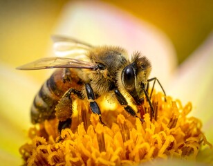 Honeybee on a flower