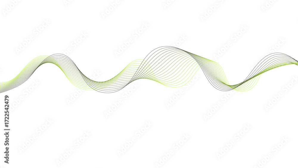 Canvas Prints creative and minimalist abstract background graphic with flowing lines. elegant flowing line art in 