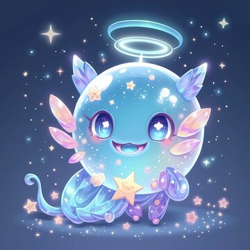 cute crystal star spirit