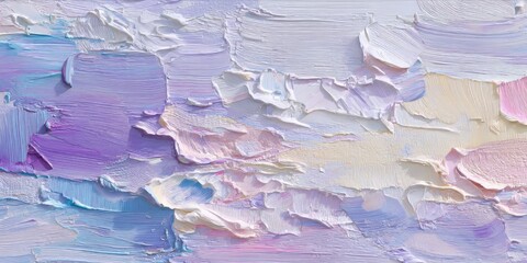 Vibrant Textures: A Pastel Symphony in Abstract Oil Paints