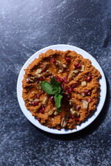 Muhammara &ndash; Spicy Red Pepper and Walnut Dip, Syrian Cuisine 