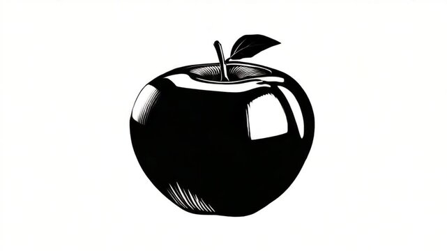 Vintage apple illustration
