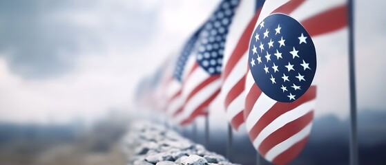 American flag celebrations.