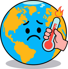 Earth Suffering from Global Warming