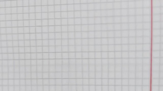 Notebook Lines White page in soft focus