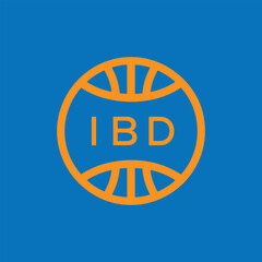 IBD Basketball Company logo. IBD Modern Sports logo design for entrepreneur and business. IBD Team Branding best icon.
