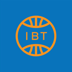 IBT Basketball Company logo. IBT Modern Sports logo design for entrepreneur and business. IBT Team Branding best icon.
