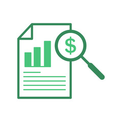 Accounting logo icon illustration