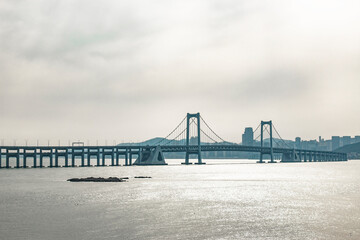 Grand Sea Crossing Bridge Modern Coastal Landmark