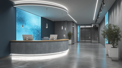 modern office building