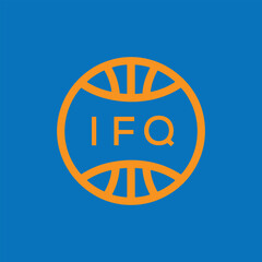 IFQ Basketball Company logo. IFQ Modern Sports logo design for entrepreneur and business. IFQ Team Branding best icon.
