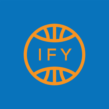 IFY Basketball Company logo. IFY Modern Sports logo design for entrepreneur and business. IFY Team Branding best icon.
