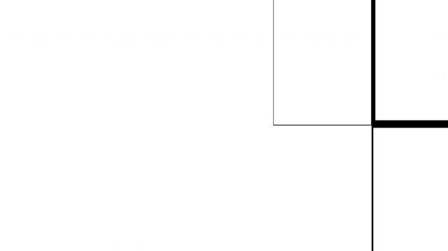 Transition Masks With a Moving Square Pattern. Transition Black and White Masks Templates in 4K for ...