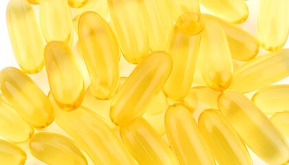 Yellow Capsules Nutritional Supplement.