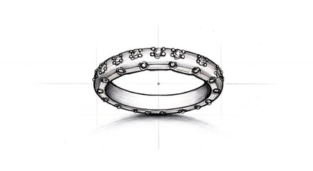 Elegant delicate ring design